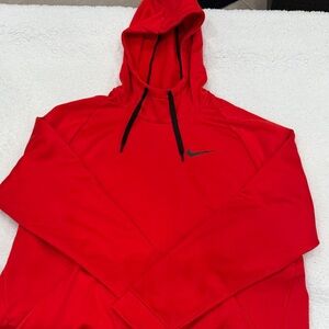 Nike Red Pullover with Black Swoosh